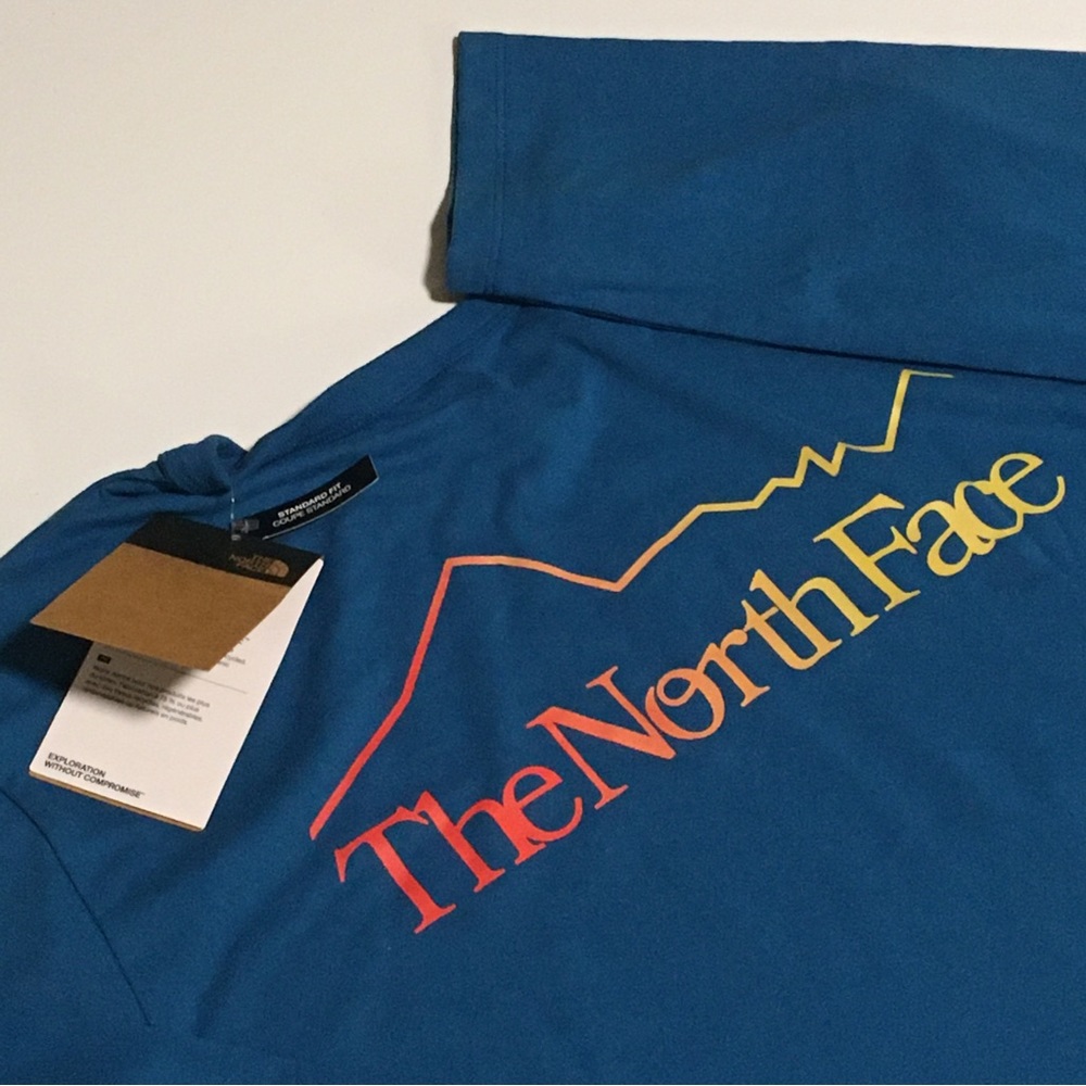 The North Face Long-Sleeve (L/S) Trail Tee T-Shirt Mens Sz L 50/50 Blue NEW NWT - Picture 5 of 8